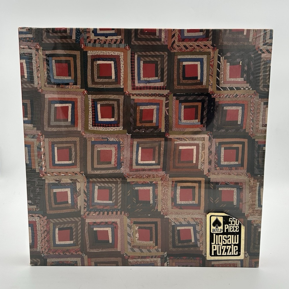 Vintage Hoyle Products Grandmas Quilt‎ 550 Piece Jigsaw Puzzle - New Sealed 1984